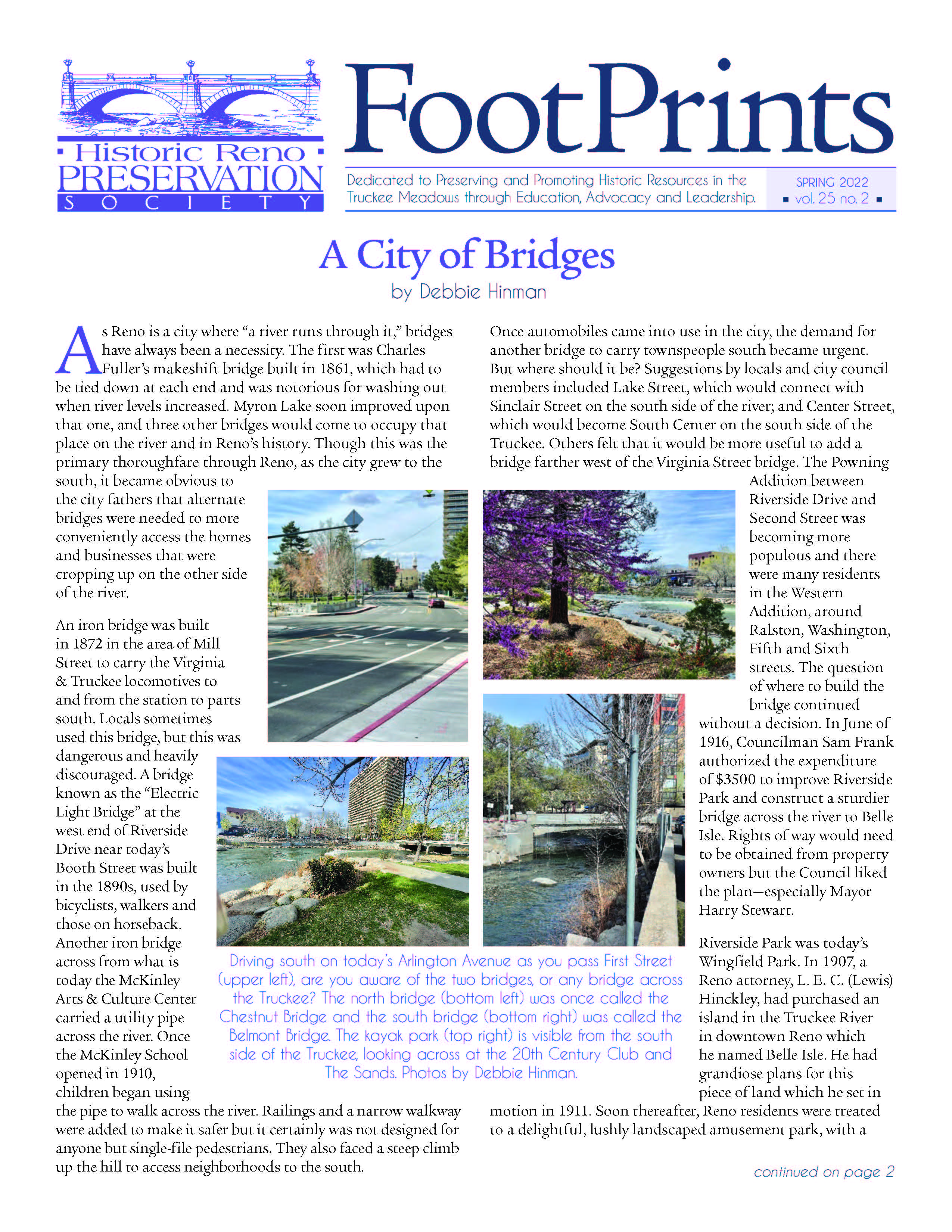 FootPrints Volume 25, Number 2, Spring 2022