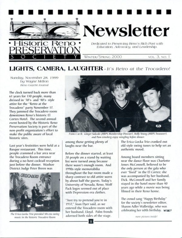 FootPrints Volume 3, Number 1, Winter/Spring 2000