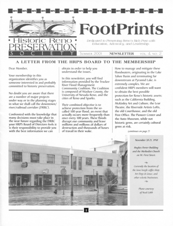 FootPrints Volume 4, Number 2, Summer 2001