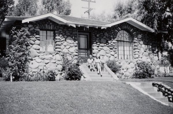 A Stone House on Lander Street ca 1943